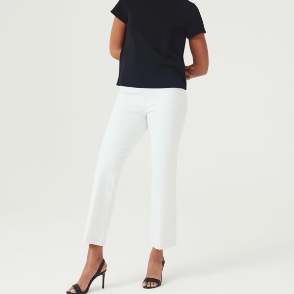 SPANX On the Go Kick Flare Pants in Classic White Size XL 20373R - Picture 1 of 12